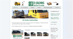 Desktop Screenshot of ch-udlejning.dk